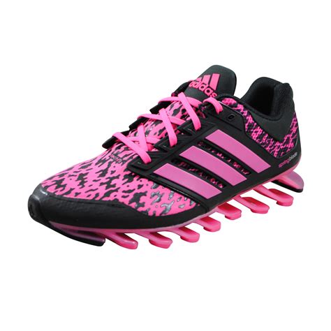 Pink and Black Adidas Running Shoes 